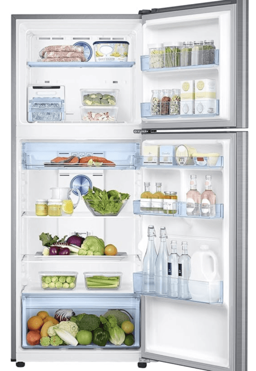 Samsung 363 L, 2 Star, Convertible 5-in-1 Digital Inverter with Display Frost Free Double Door Refrigerator (RT39C5532S8/HL, Silver, Elegant Inox, 2024 Model) - Image 2